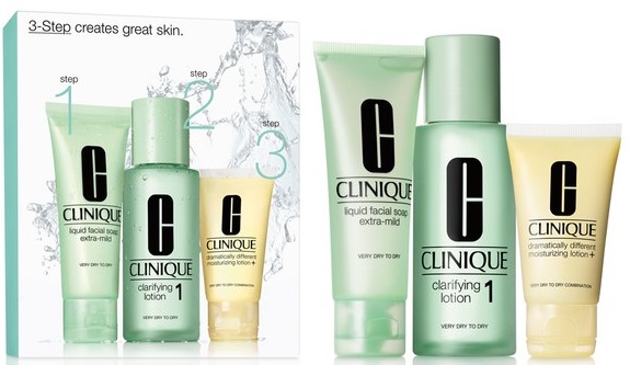 Clinique 3 Step Skin Care System 1