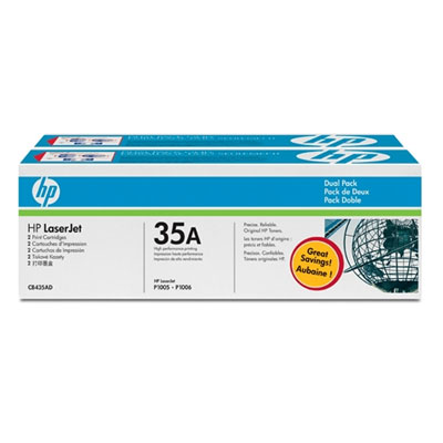 HP 35A DoublePack Black CB435AD