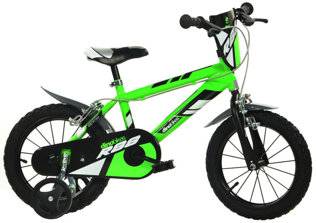 Dino bikes 414U zelená 14' dětské kolo