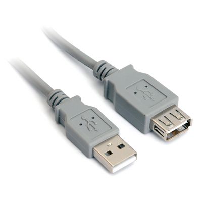 PremiumCord USB 2.0 kabel prodlužovací, A-A, 3m