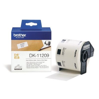 Brother DK-11209 (papírové/ úzké adresy 800ks) 62 x 29mm