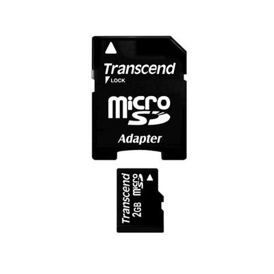 Transcend microSD Trans Flash 2GB + adaptér (TS2GUSD)