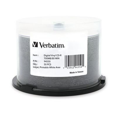 Verbatim CD-R 52x, 700MB, 50 ks (Spindl)