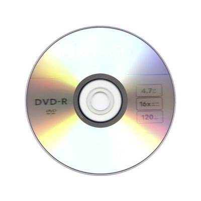 Verbatim DVD-R 16x, 4,7GB, 10 ks (Spindl)