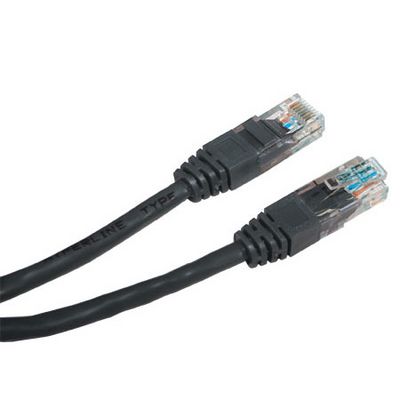 PremiumCord Patch kabel UTP RJ45-RJ45 CAT6 10m černá