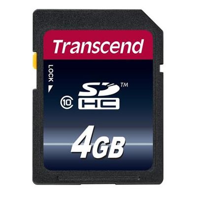 Transcend SDHC 4GB Class 10