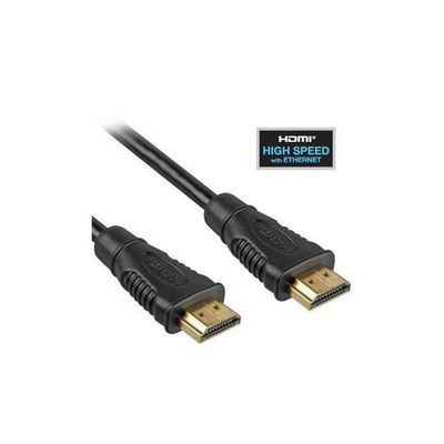 PremiumCord 4K HDMI 1.4 High Speed + Ethernet kabel, zlacené konektory, 2m