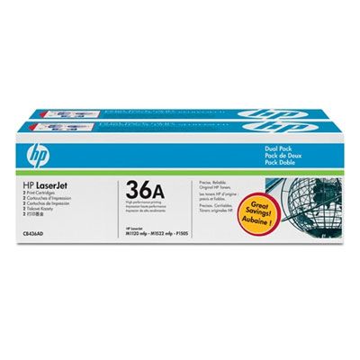 HP 36A DoublePack Black CB436AD