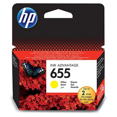 HP 655 Yellow CZ112AE