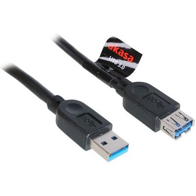 AKASA kabel USB 3.0 USB-A 1.5m prodlužovací (A-M/A-F)