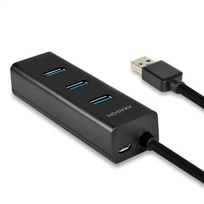 AXAGON HUE-S2BL 4x USB3.0 Charging hub 1.2m kabel