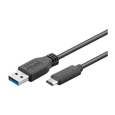 Kabel USB 3.1 USB- C/male - USB 3.0 A/male, černý, 0,5m