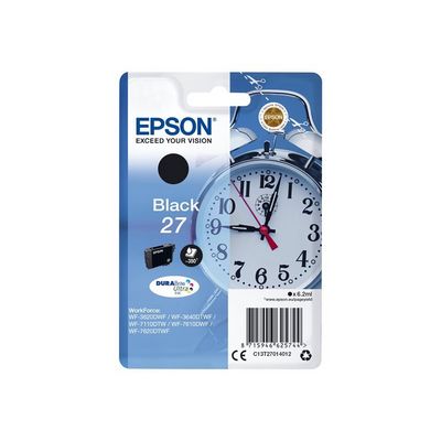 Epson Singlepack 27 DURABrite Ultra Ink - černá (C13T27014012) - originální