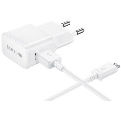 EP-TA20EWE Samsung microUSB Cestovní nabíječka White + microUSB Datový Kabel