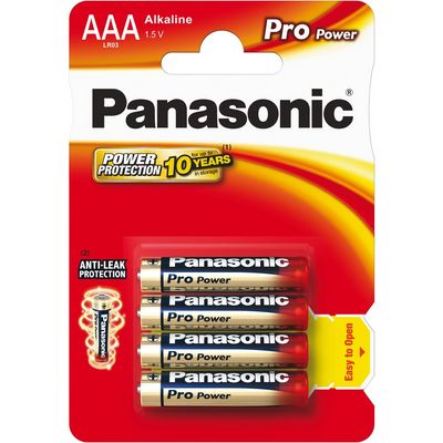 Panasonic LR03 4BP AAA Pro Power