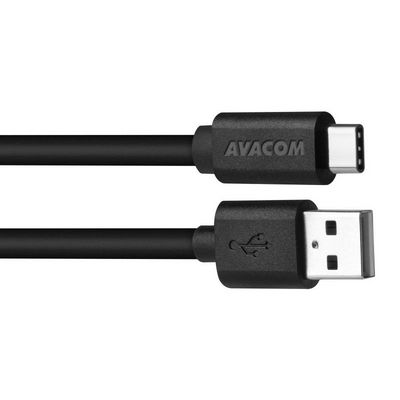 Avacom Datový a nabíjecí kabel USB - USB-C, 100cm, černá