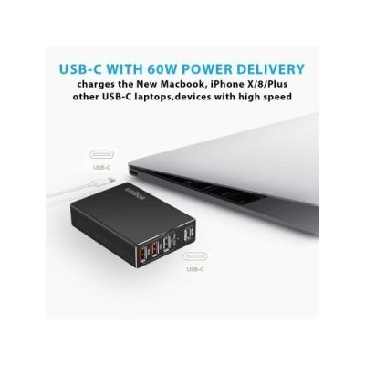 UNIBOS 4 Port 90W QC4+ Super Charger