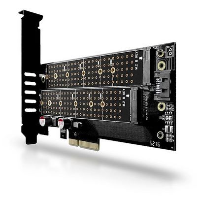 AXAGON PCEM2-D PCIe NVMe+NGFF M.2 adaptér