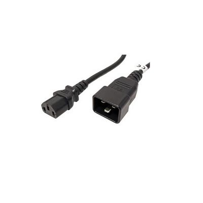 PremiumCord Kabel síťový propojovací 230V 10A 2m, konektory IEC 320 C13 - IEC 320 C20