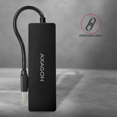 AXAGON HUE-G1A, 4x USB 3.2 Gen 1 SLIM hub