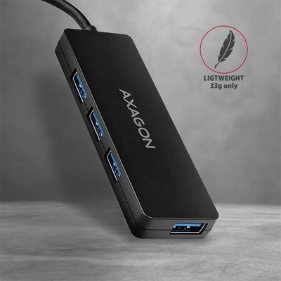 AXAGON HUE-G1A, 4x USB 3.2 Gen 1 SLIM hub