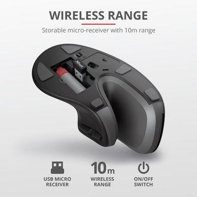 Trust Verro Ergonomic Wireless Mouse