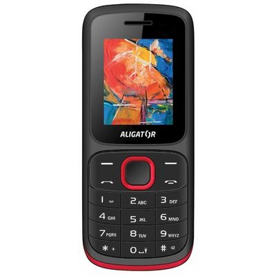 Aligator D210 Dual Sim černo-červený