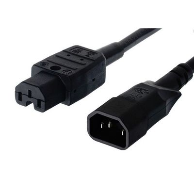 PremiumCord Kabel síťový prodlužovací, IEC320 C14 - C15, 2m