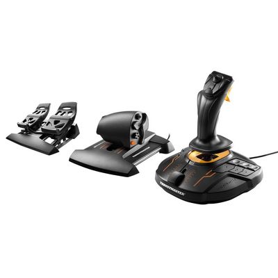 Thrustmaster Joystick T16000M Flight Pack + plynový pedál + pedálová sada, pro PC