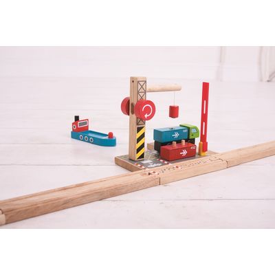 Bigjigs Rail Kontejnerové překladiště