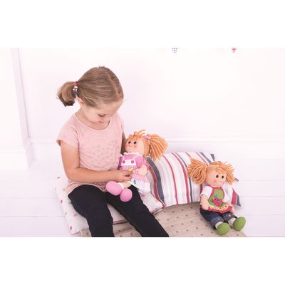 Bigjigs Toys Látková panenka Susie 38 cm