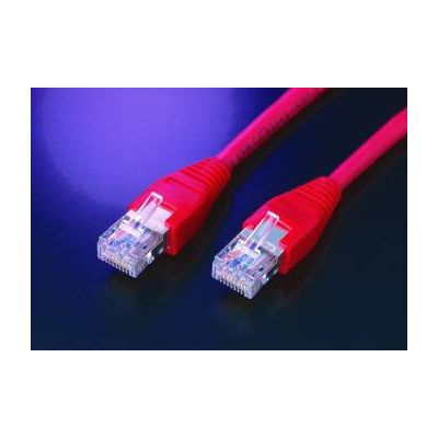 DATACOM Patch cord UTP CAT5E 1m červený