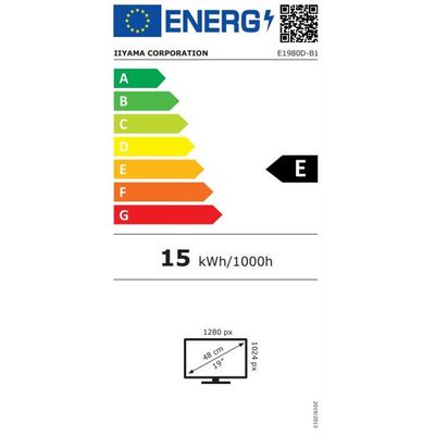 iiyama ProLite E1980D-B1 19