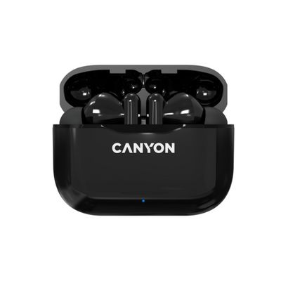 CANYON TWS-3 Bluetooth sportovní sluchátka s mikrofonem, černá