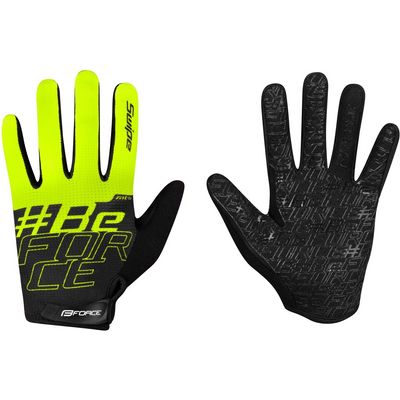 FORCE MTB SWIPE letní rukavice, černo-fluo vel.XXL