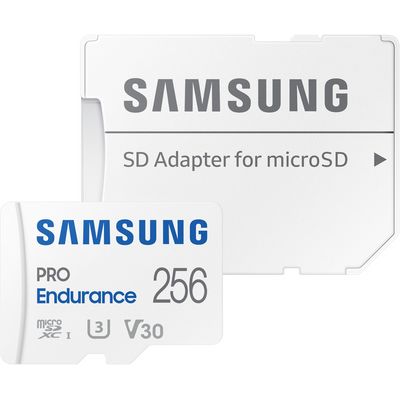 Samsung microSDXC 256GB PRO Endurance + SD adaptér