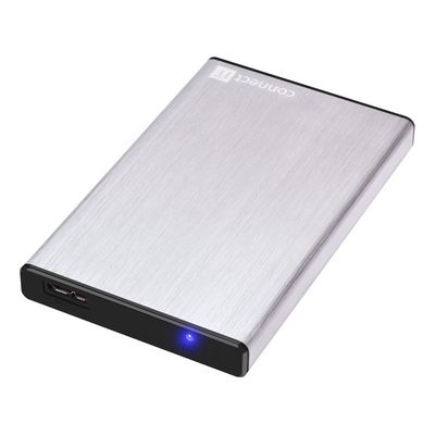 CONNECT IT externí box LITE pro HDD 2,5 SATA, USB 3.0 stříbrný