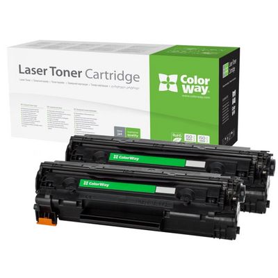 ColorWay kompatibilní toner s Canon CRG-726/ CRG-728/ černý/ 2x 2 100 stran/ Dual pack