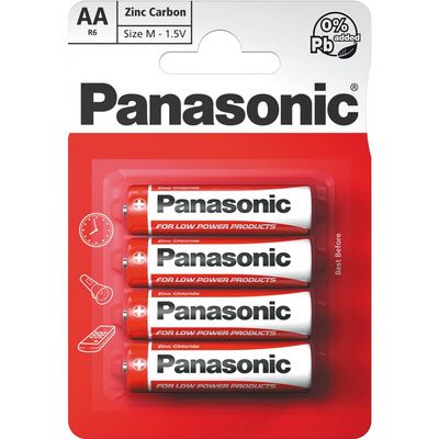 Panasonic R6 4BP AA Red