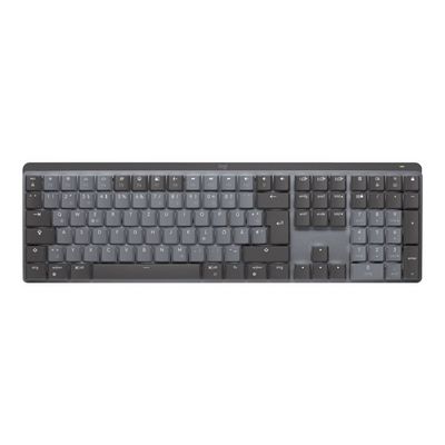 Logitech MX Mechanical, US, Hmatové tiché spínače, černá/grafitová