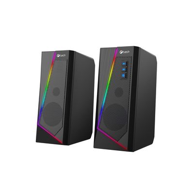 C-TECH SPK-17, 2.0, RGB, černé