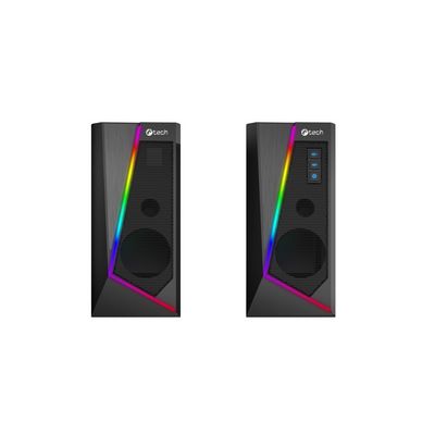 C-TECH SPK-17, 2.0, RGB, černé