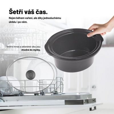 Lauben Slow Cooker 3500SB - hrnec na pomalé vaření