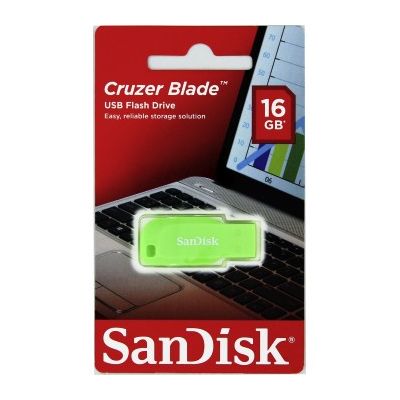 SanDisk Cruzer Blade 16GB USB2.0 elektricky zelená