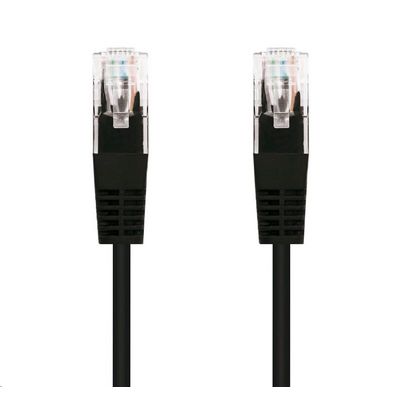 C-TECH kabel patch cord Cat5e, UTP, černá, 0,5m