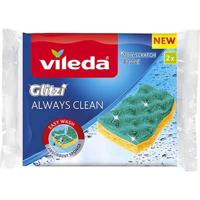 Vileda 168527 Viskózní houbička Glitzi Always Clean 2 ks