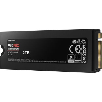 Samsung 990 PRO 2TB NVMe Heatsink