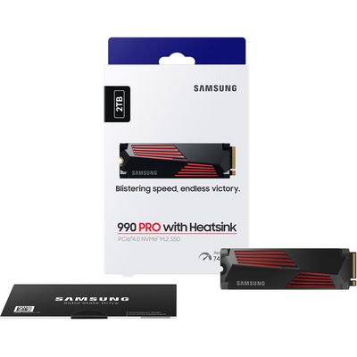 Samsung 990 PRO 2TB NVMe Heatsink