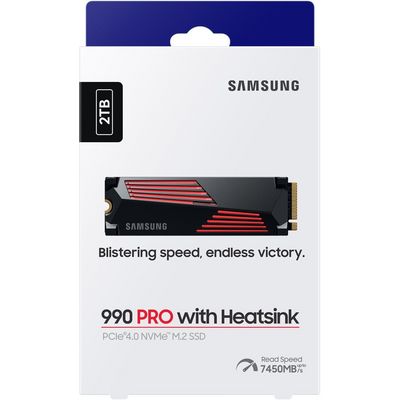 Samsung 990 PRO 2TB NVMe Heatsink