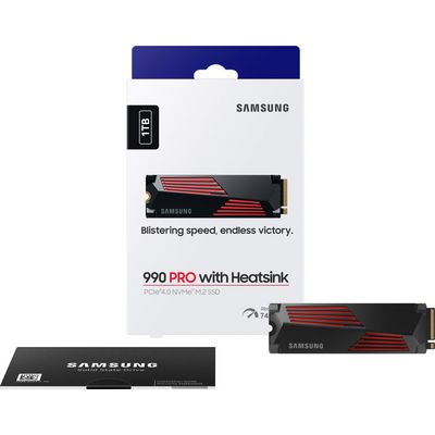 Samsung 990 PRO 1TB NVMe Heatsink